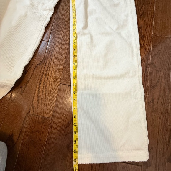 Madewell NWT The Emmett Wide Leg Pant in Corduroy. Welt Pocket Edition Size 25 - Picture 6 of 16